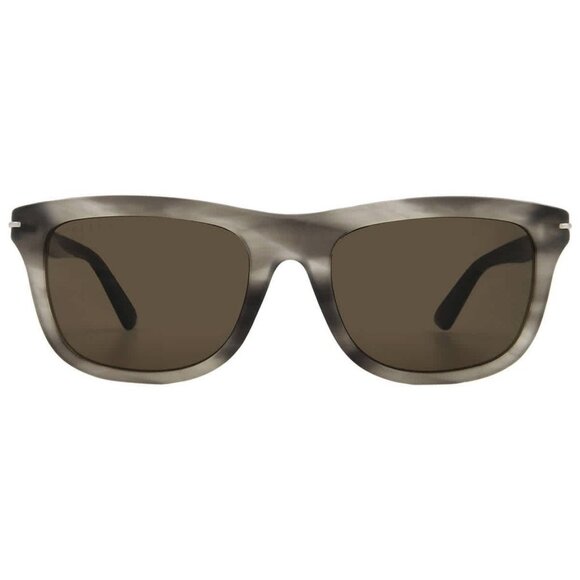 New Gucci Brown Rectangular Men's Sunglasses GG1444S 003 55 GG1444S 003 55Men